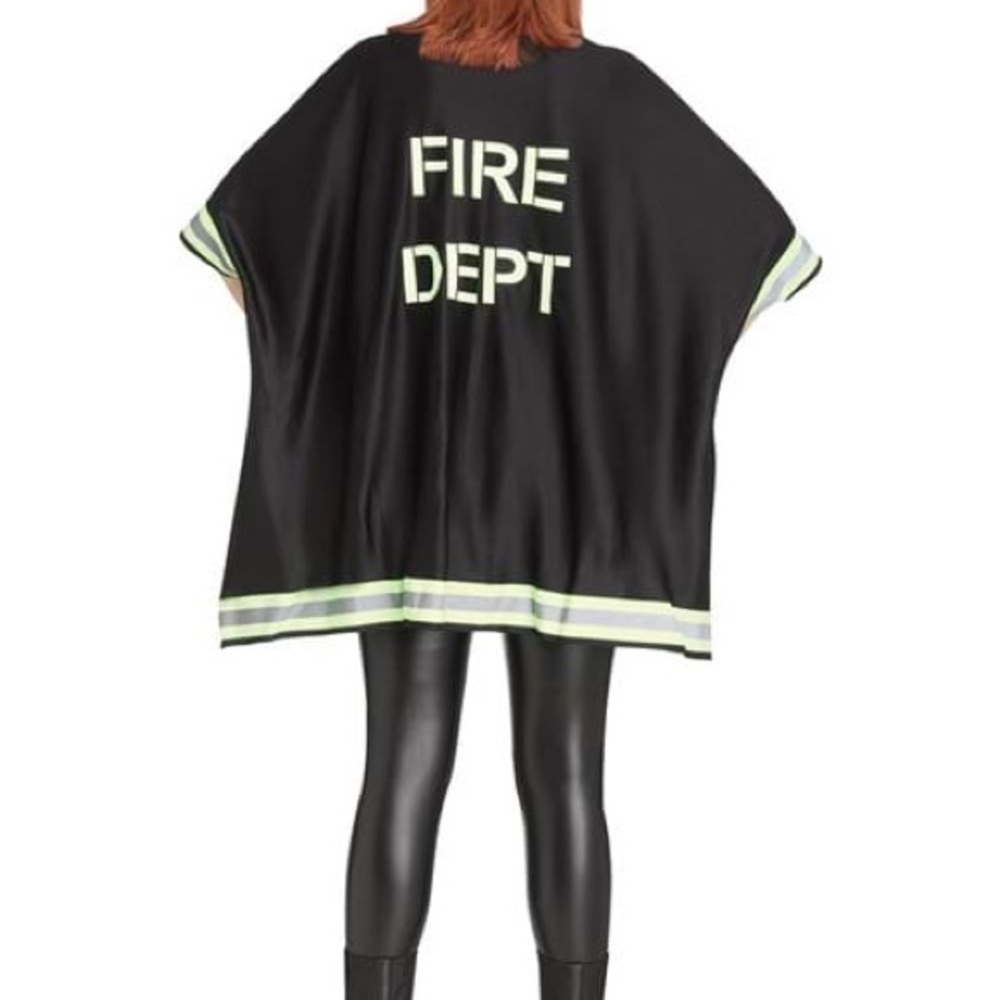 New Firefighter Poncho Halloween costume